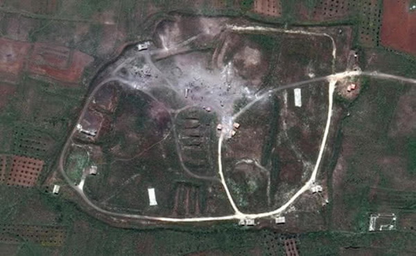 CNN: спутниковые снимки показывают, что ракеты достигли своих целей в Сирии — фото