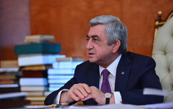 Серж Саргсян: «Демократия в Армении никогда не будет переживать регресса»