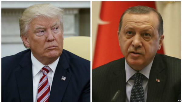 Трамп и Эрдоган обсудили кризис в Сирии и «согласились поддерживать тесные контакты»