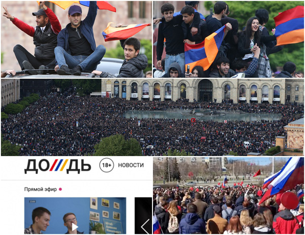Провоцируют или завидуют: российские общественные настроения по поводу армянской революции