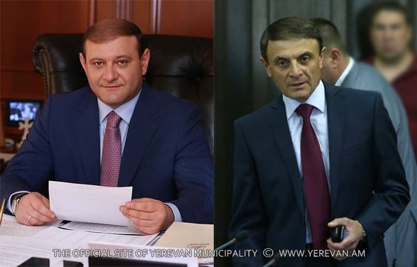 Мэр Еревана Тарон Маргарян и глава Полиции Валерий Осипян провели телефонный разговор