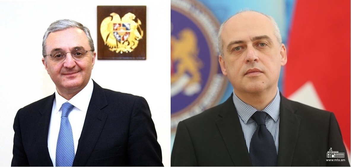 Министр иностранных дел Армении Зограб Мнацаканян провел телефонный разговор с новоназначенным министром иностранных дел Грузии
