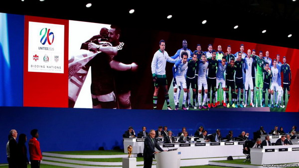 Чемпионат мира по футболу 2026 года пройдет в США, Канаде и Мексике