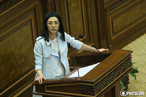 Арпине Ованнисян проголосует за лишение депутатской неприкосновенности Манвела Григоряна