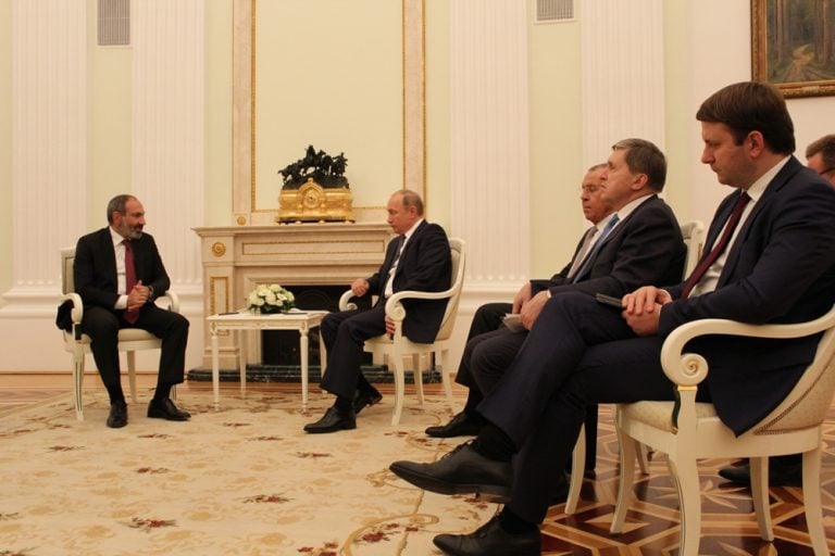 Пашинян — Путину: новое правительство — это правительство народа Армении