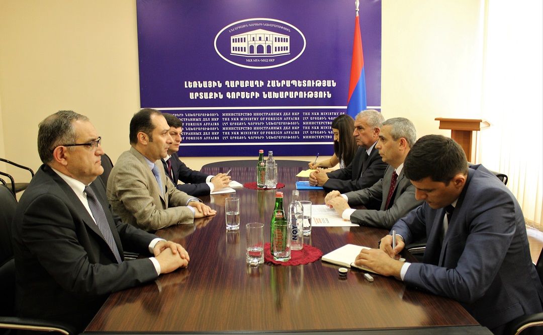 Глава МИД Арцаха встретился с министром юстиции Армении