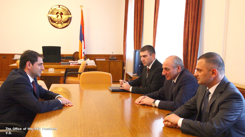 Бако Саакян принял министра территориального управления и развития Республики Армения