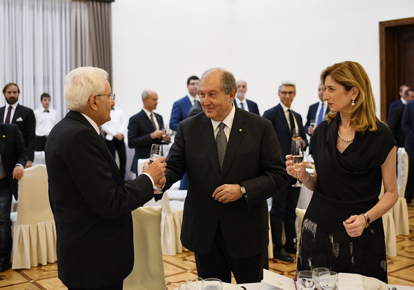 Государственный обед в честь президента Италии: президент Армении процитировал Джузеппе Гарибальди