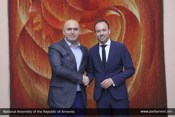 А.Ашотян призвал немецкого коллегу к изучению военного сотрудничества между компанией Rheinmetall и Азербайджаном