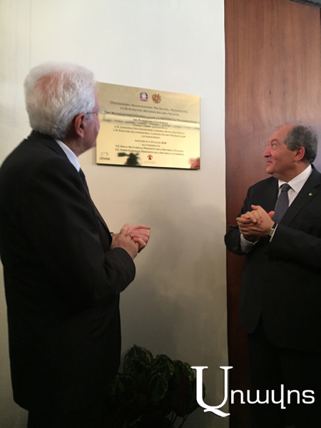 Глава МИД Италии в Ереване: «Наша дружба имеет древние культурные корни»