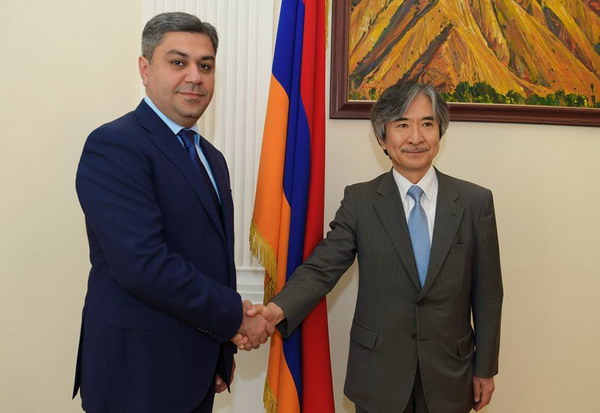 Посол Японии — директору СНБ: присутствие японских туристов в Армении свидетельствует о безопасности страны