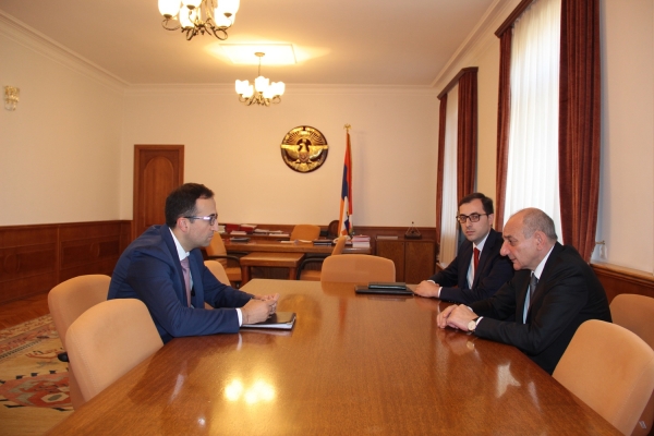 Бако Саакян и глава Минздрава Арсен Торосян обсудили вопросы сотрудничества в сфере здравоохранения