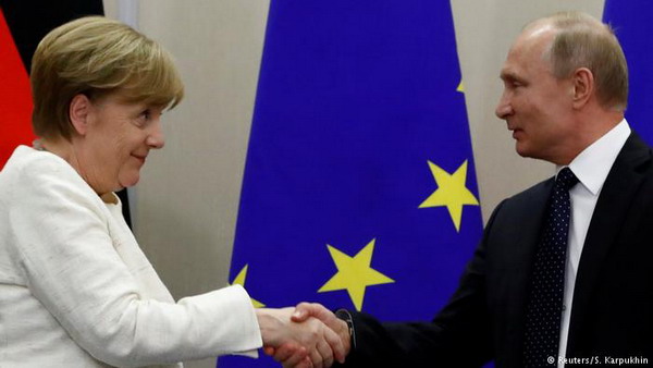 Владимиром Путиным Ангеле Меркель есть о чем поговорить: Deutsche Welle