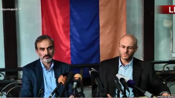 Жирайр Сефилян и Варужан Аветисян объявили о создании новой партии под названием «Сасна црер»