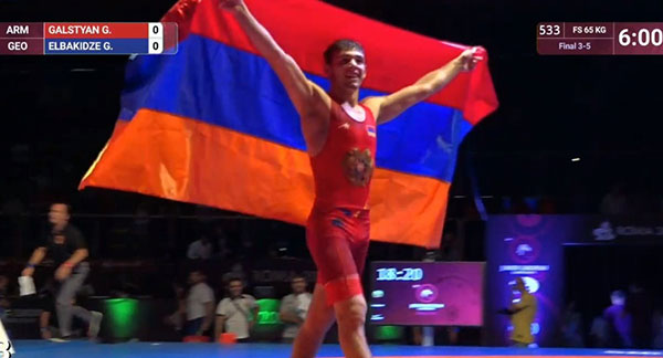Арсен Арутюнян стал чемпионом Европы по вольной борьбе!