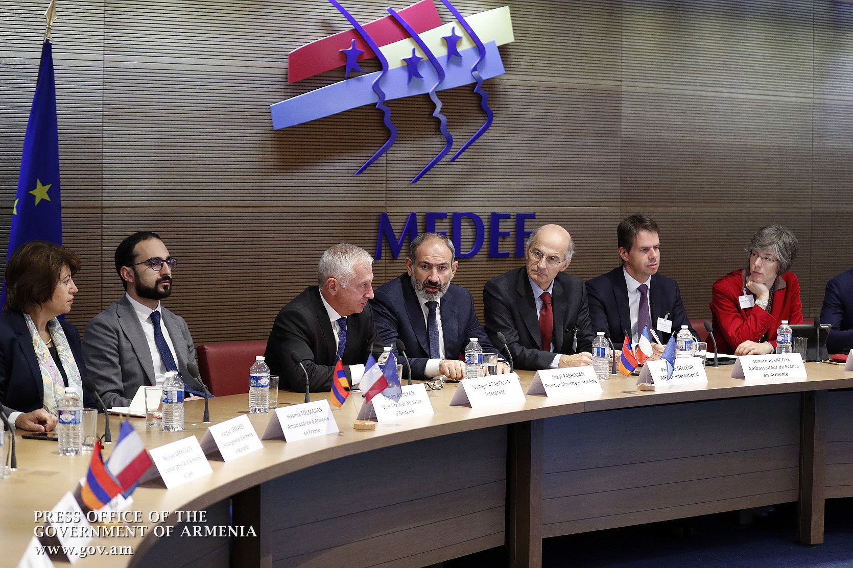 «Мы приглашаем всех инвесторов принять участие в полете, к которому готовится Республика Армения»: Никол Пашинян — французским бизнесменам в MEDEF