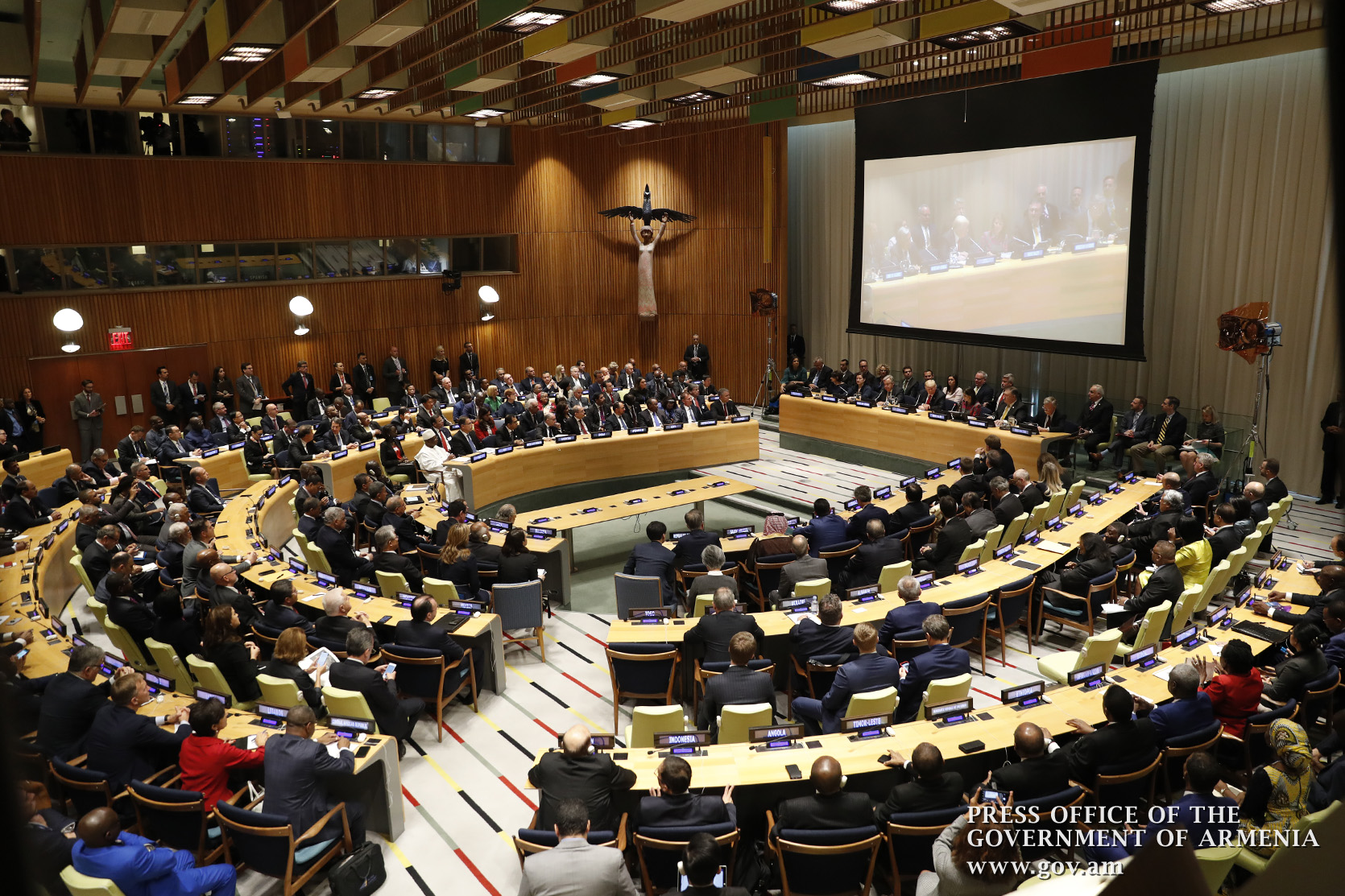 Никол Пашинян в ООН выступил с речью на Саммите мира памяти Нельсона Манделы