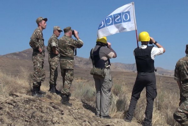 Миссия ОБСЕ провела плановый мониторинг на линии соприкосновения вооруженных сил Арцаха и Азербайджана