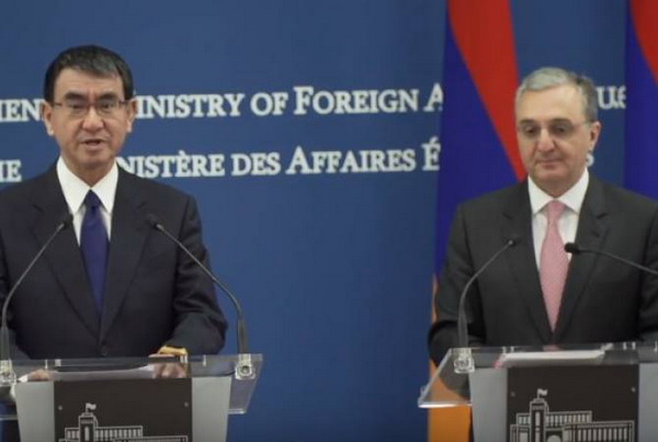 Япония желает развивать отношения с Арменией: Таро Кано в Ереване