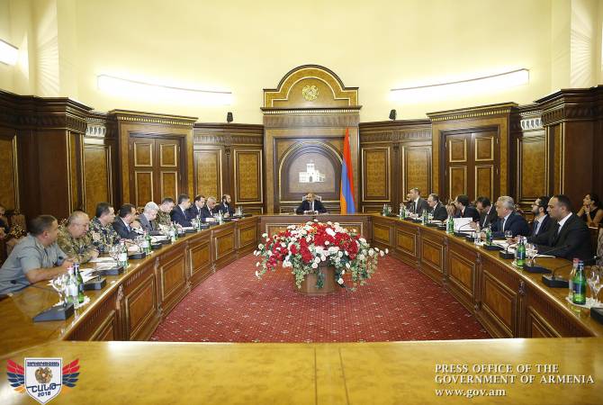 “Шант-2018”: Никол Пашинян провел заседание Совета безопасности
