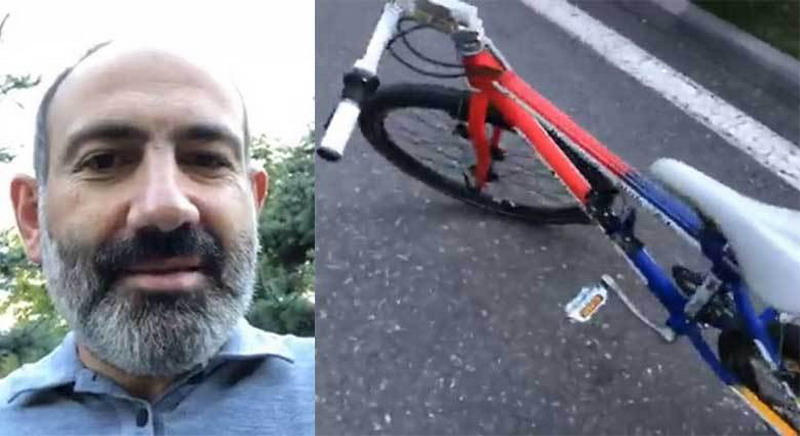 Никол Пашинян поехал на работу на велосипеде: видео