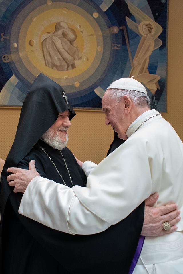 Католикос Всех Армян и Папа Римский встретились в Ватикане: фото