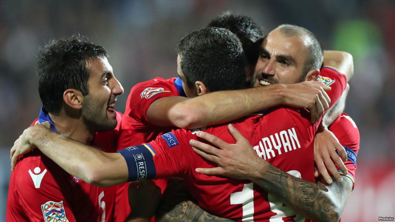 Сборная Армении сыграла вничью с Лихтенштейном в заключительном матче группового этапа Лиги наций УЕФА