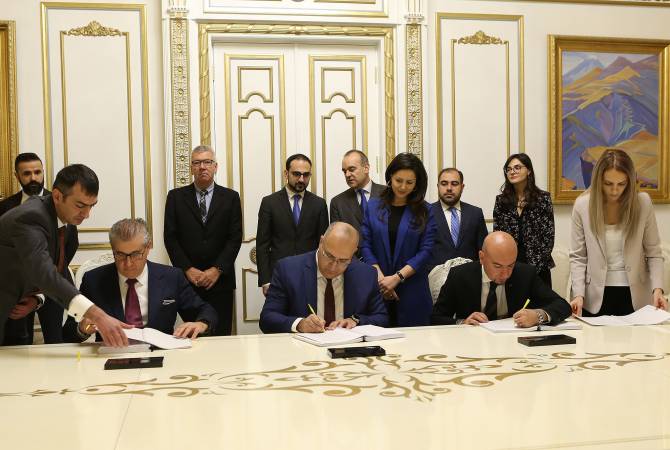 Подписан договор о строительстве в Ереване новой ТЭС в 250 МВт с Renco и Siemens