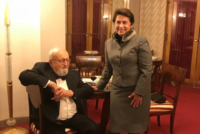 Супруга президента Армении в Варшаве приняла участие в мероприятиях, посвященных 85-летию 85-летию Кшиштофа Пендерецкого