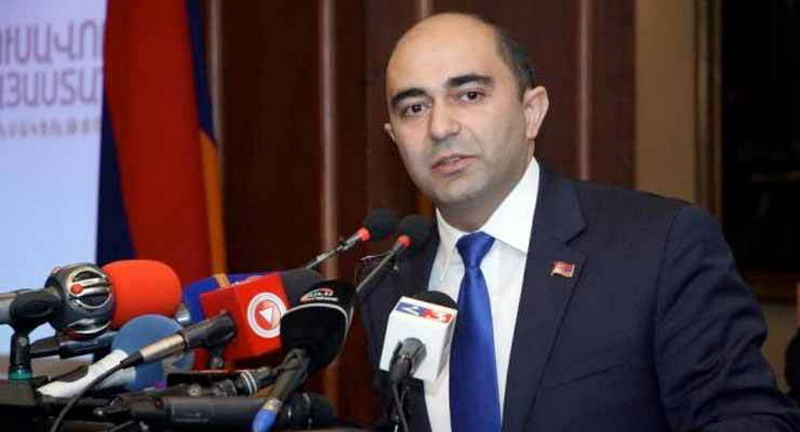 Эдмон Марукян: 9 декабря граждане будут избирать оппозицию, вопрос власти решен