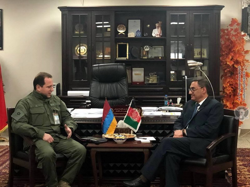 Давид Тоноян в Кабуле встретился с министром обороны Афганистана