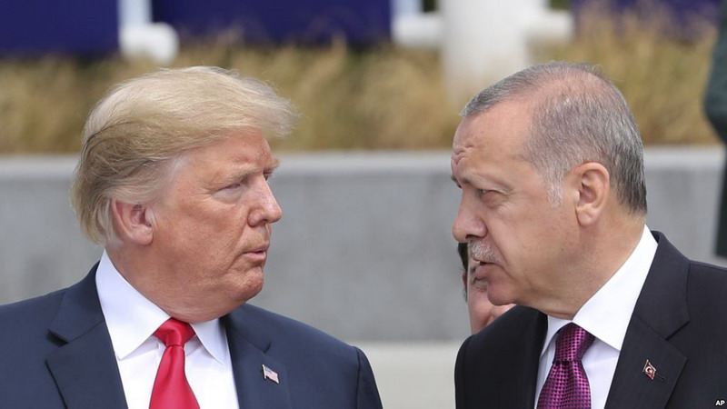 Белый дом: Эрдоган пригласил Трампа посетить Турцию в 2019 году