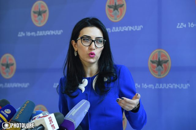 «Никол Пашинян каждый день попирает права тех своих граждан, которые с ним не согласны»: Арпине Ованнисян