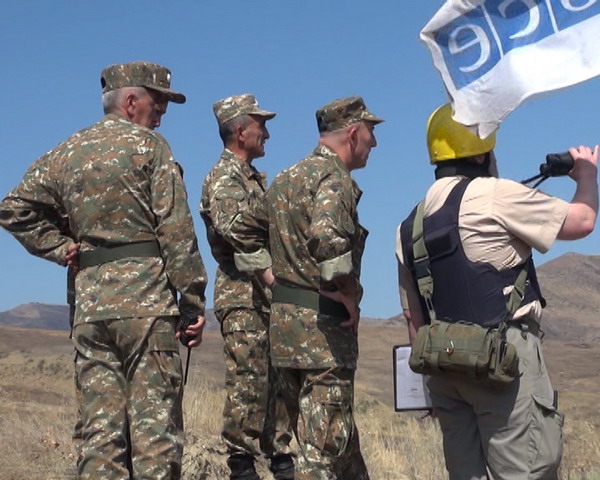 Миссия ОБСЕ провела плановый мониторинг на линии соприкосновения Арцах-Азербайджан