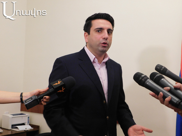 Ален Симонян не считает искусственным и пропагандистским уголовное преследование Арама Арутюняна