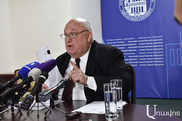 Ректор ЕГУ обвинил Давида Санасаряна в приписывании себе функций премьер-министра