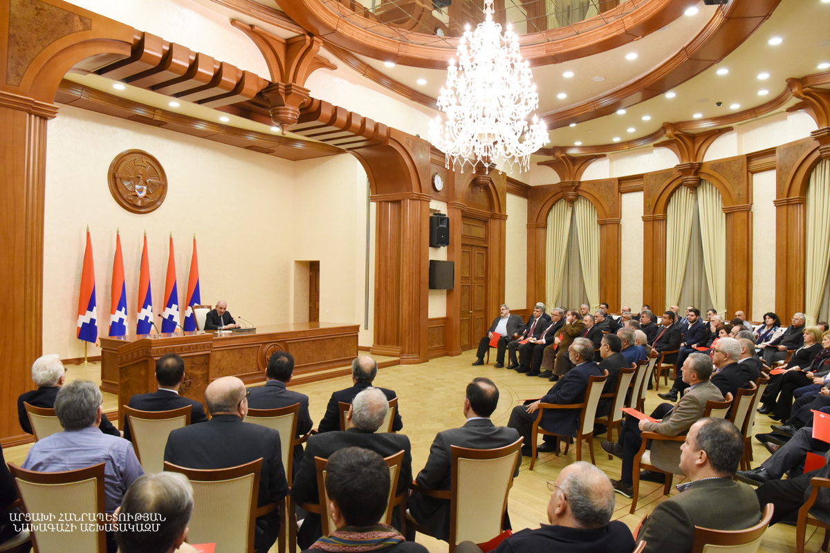 Бако Саакян принял участников Общего собрания Армянской Революционной Федерации “Дашнакцутюн”