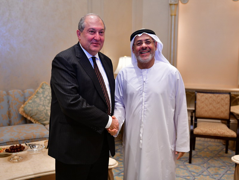 Президент Армении в ОАЭ встретился с главами инвестиционных компаний