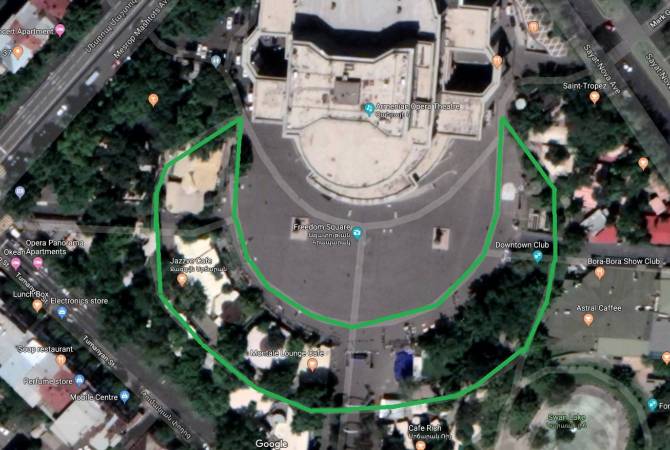 Зеленый пояс вокруг Площади Свободы будет восстановлен: пресс-секретарь Мэрии Еревана