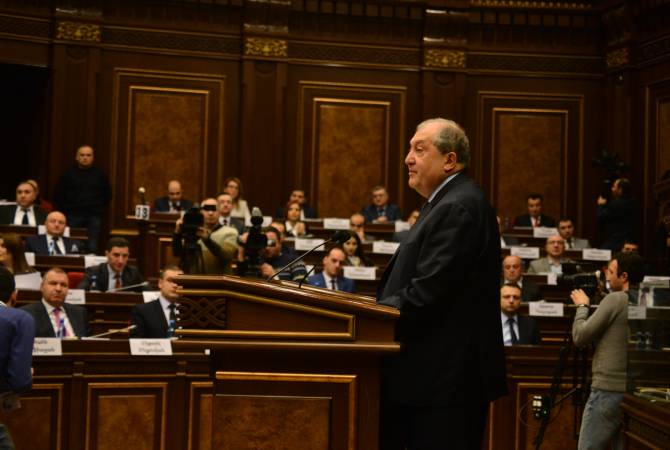 Залогом успеха нового парламента станет содействие граждан Армении: президент Саргсян