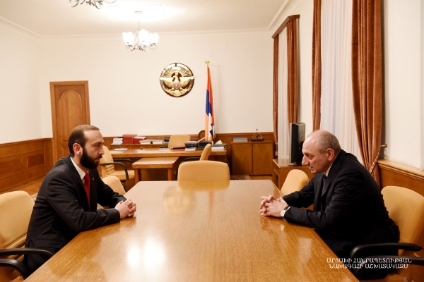 Бако Саакян и Арарат Мирзоян обсудили вопросы межпарламентских связей Армения-Арцах