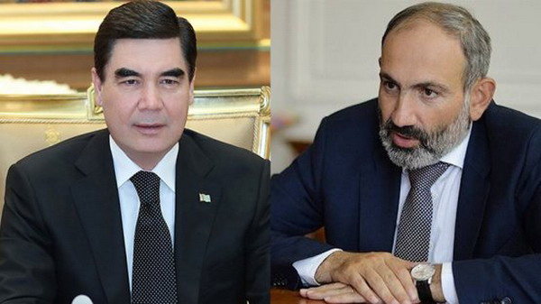 Никол Пашинян провел телефонные переговоры с президентом Туркменистана Г. Бердымухамедовым