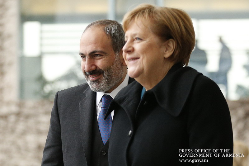 В Берлине на встрече канцлера ФРГ Ангелы Меркель и премьер-министра Армении Никола Пашиняна обсуждена повестка армяно-германского сотрудничества