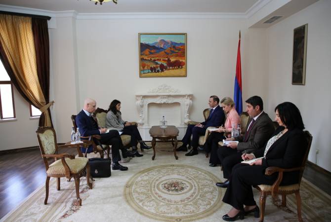 Секретарь Совбеза Армении встретился с главой офиса НАТО на Южном Кавказе