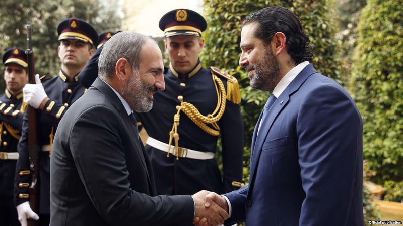 Никол Пашинян провел телефонный разговор с премьером Ливана Саадом Харири