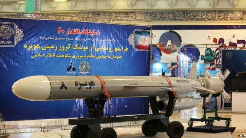 Иран представил новую крылатую ракету с дальностью поражения в 1300 км