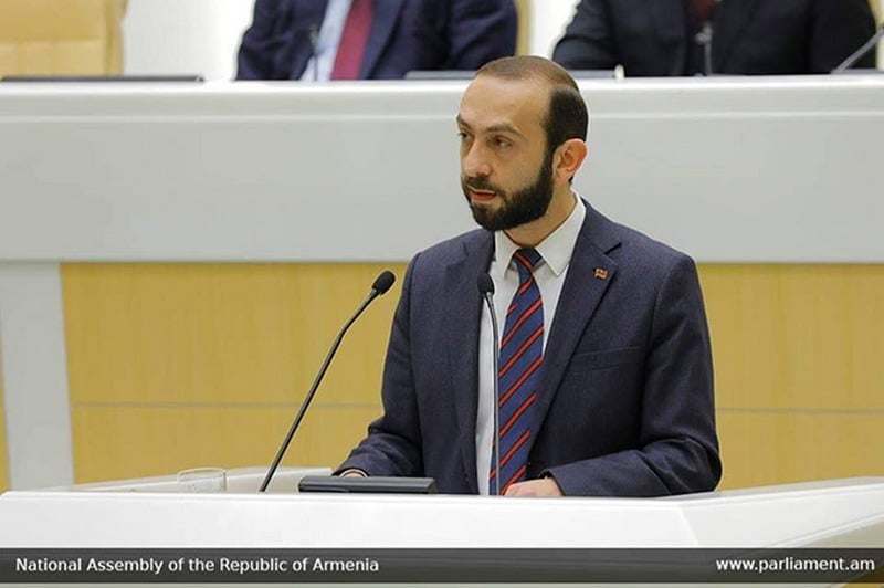 Глава парламента Армении Арарат Мирзоян выступил в Совете Федерации РФ: видео