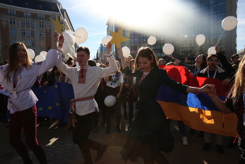Послы европейской молодежи открывают празднование 10-летия Восточного Партнерства ЕС в Брюсселе