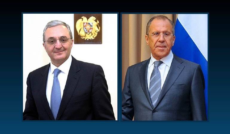 Главы МИД Армении и России обсудили вопросы сотрудничества в двустороннем и многостороннем форматах