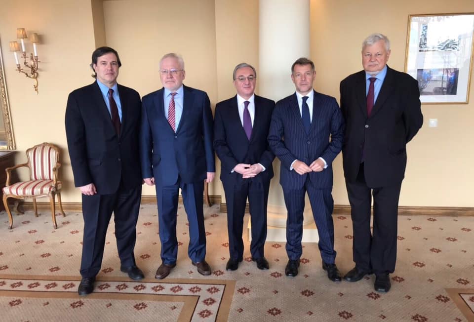 В Вене проходит встреча главы МИД Армении с сопредседателями Минской Группы ОБСЕ